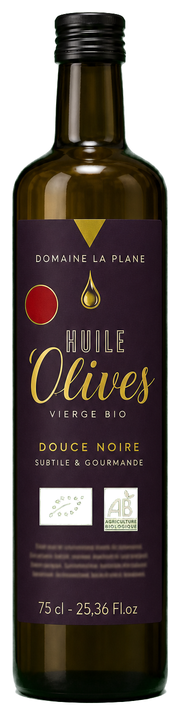 Huile d'olive Douce Noire